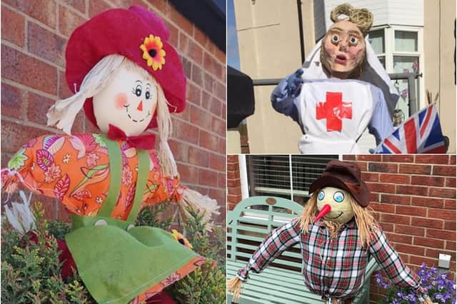 Scarecrows have been cropping up across South Shields.