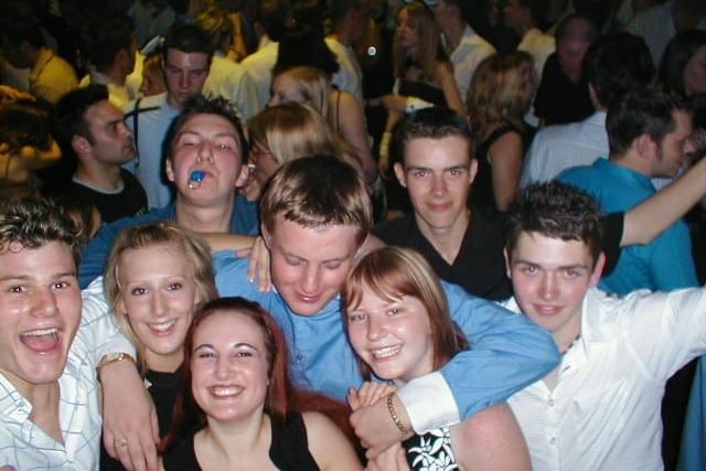 Clubbers at Kingdom in Sheffield, a popular club in the Noughties