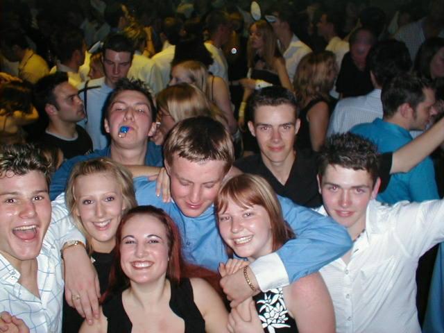 Clubbers at Kingdom in Sheffield, a popular club in the Noughties