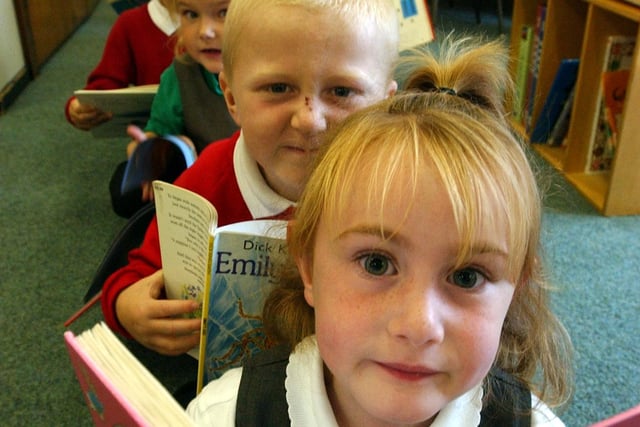 These pupils from Hedworthfield Primary School took part in a silent sponsored read in 2004. Does it bring back happy memories?