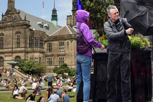 This weekend is set to see the last of the good weather in Sheffield according to the Met Office, with high winds and heavy rain on the way next week.