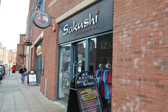 Sakushi, on Campo Lane, Sheffield, claims to be the city's first sushi belt restaurant, where diners can pick their meals from a conveyor belt.