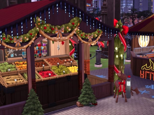 The real Edinburgh Christmas Market was cancelled this year due to the coronavirus pandemic.