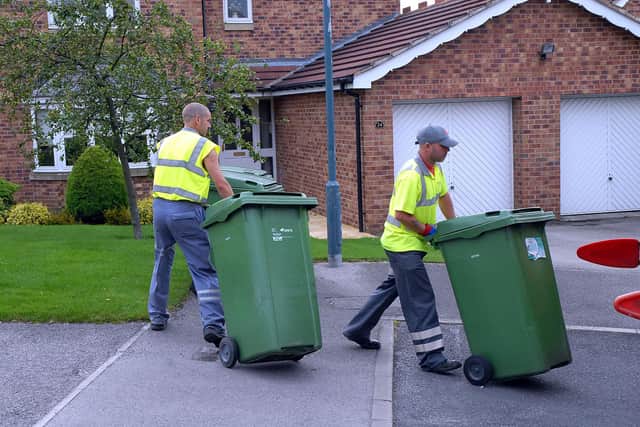 Green bin collections have been suspended in Sheffield.
