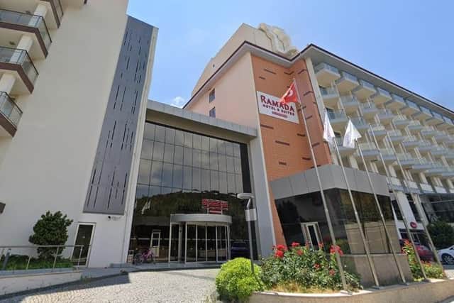 Ramada Hotel & Suites by Wyndham Kusadasi, in Turkey, where Sheffield mum Roxanne Balciunas told how she had snuck herself and her children into the all-inclusive resort, enjoying free food and drink, using an old wristband.