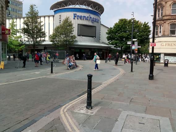 Shoppers back in Doncaster town centre today