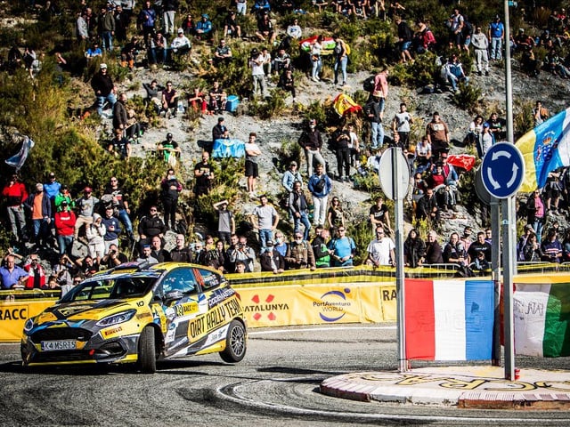 Mansfield's co-rally driver Phil Hall missed out on the FIA Junior World Rally Championship in his debut season