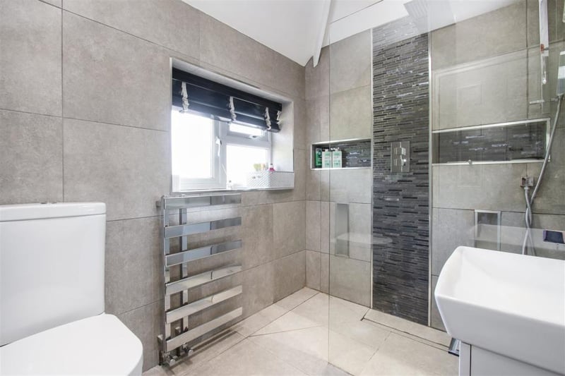 The first-floor boasts a second shower room, in addition to the family bathroom.
