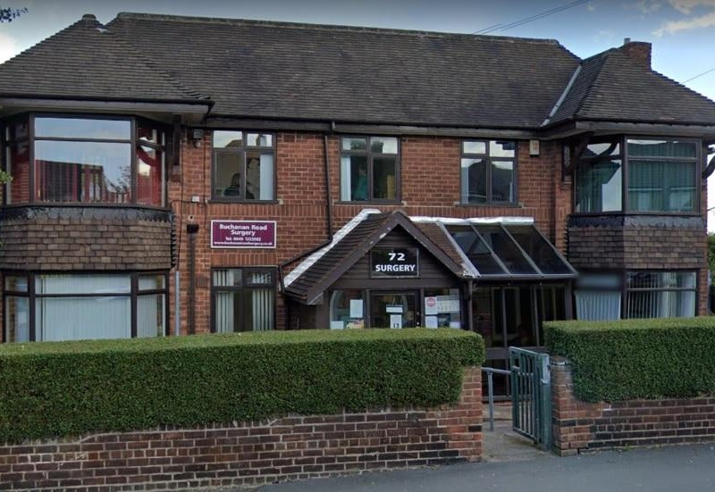 At Buchanan Road Surgery, on Buchanan Road, 64% of patients surveyed said their overall experience was good.