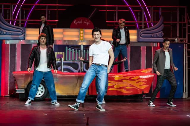 The Burger Palace Boys belt out 'Greased Lightning' at Sheffield City Hall. Photos courtesy of Creative Studios