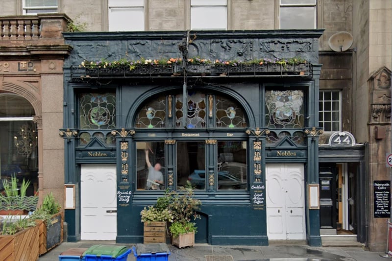 Beautiful inside and out, Nobles is located in the heart of Leith and has a range of local craft beers behind the beautifully-designed bar.