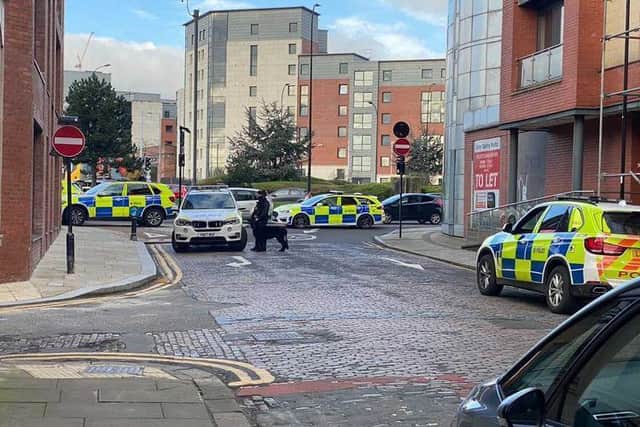 Four arrests were made yesterday as part of a police probe into a shooting in Sheffield
