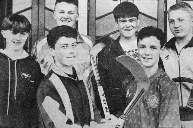 Fife Flames U16s players who took part in a training programme in 1990 including future Flyers player Scott Plews, Richard Dingwall and Steven King
