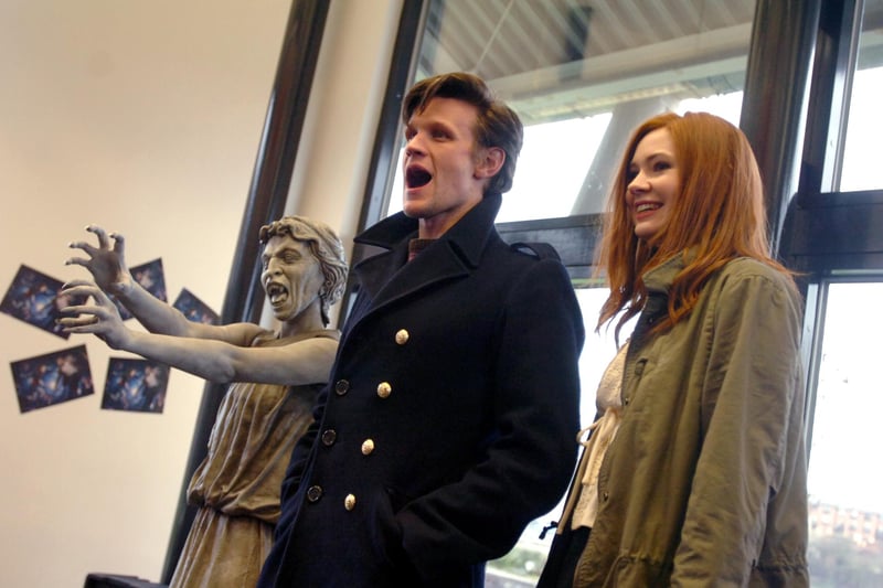 Matt Smith and Karen Gillan were at the screening of a new Dr Who episode when this photo was taken at Sunderland University in 2010. Were you there?