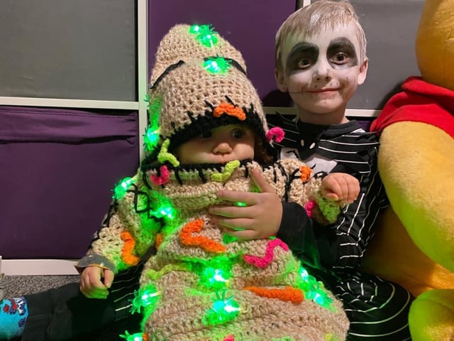 Jack and Oogie Boogie from Kirkby - they look fantastic!