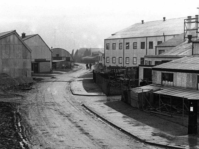 The old Airspeed factory on what is now the Airport Industrial Estate off Eastern Road, Portsmouth