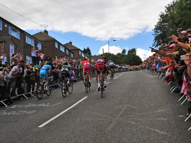 This picture shows just how hard the Jenkin Road climb was