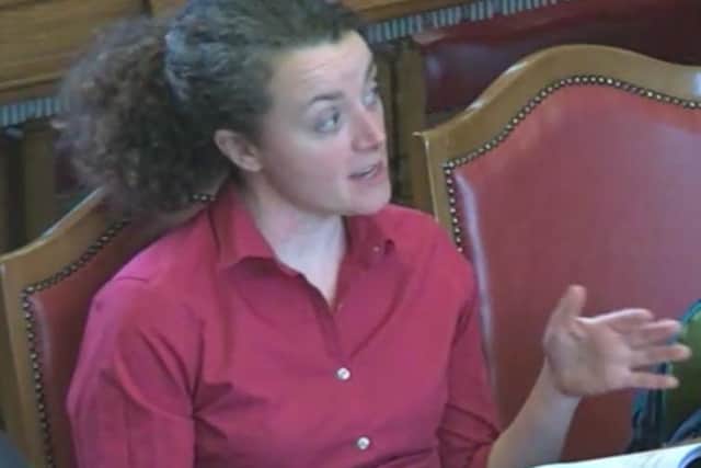 Sheffield City Council member Coun Elle Dodd chairs the finance and performance policy committee. Picture: Sheffield Council webcast