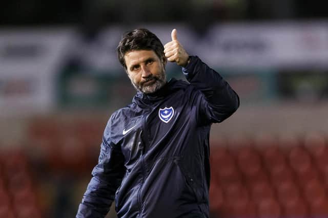 Pompey boss Danny Cowley (Photo by Daniel Chesterton/phcimages.com)
