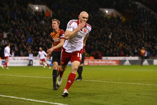 Despite a promising start, Sammon never quite won over the Blades fans and is now at Falkirk in Scotland