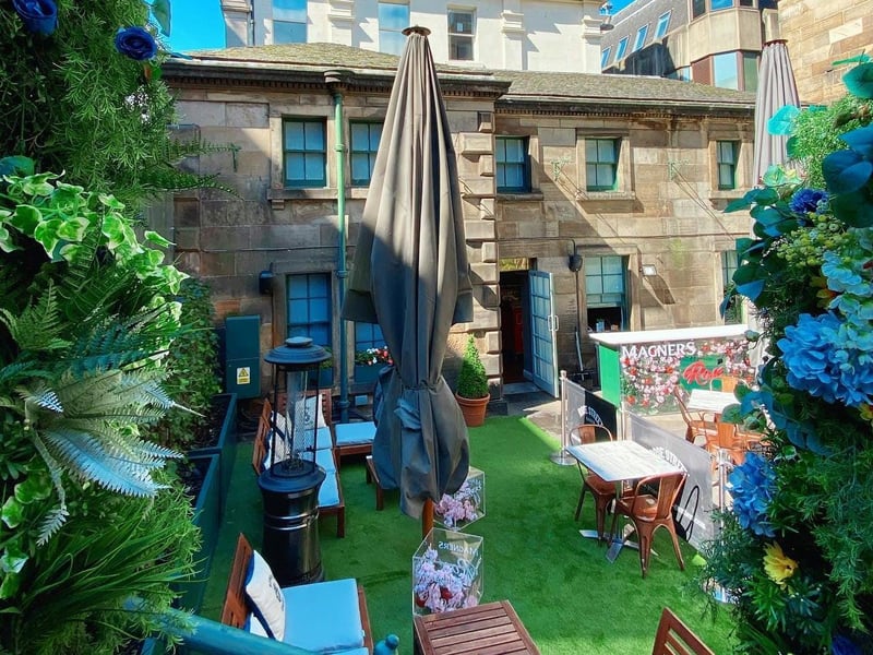 Heaters and brollies are available in this spacious beer garden, which is open now. Billed as a tropical indoor oasis with a Secret Garden, there’s also a street food menu.
