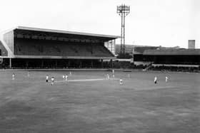 Yorkshire host rivals Lancashire at Bramall Lane in August 1967.