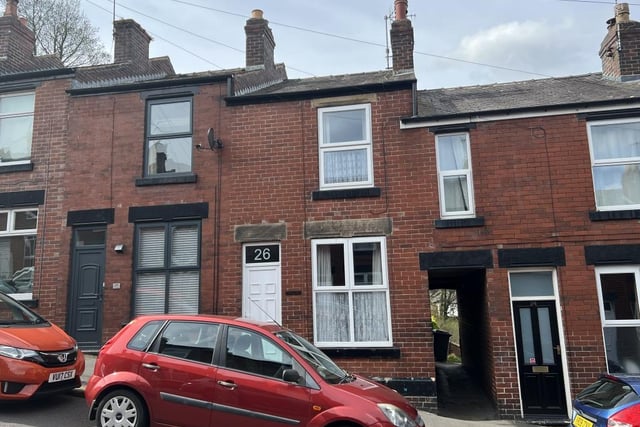 A terraced house on Cartmell Road, Woodseats, is listed at £80,000.