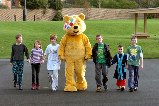 Who remembers this 2011 Pudsey Challenge Walk which was held at New Penshaw Primary School?