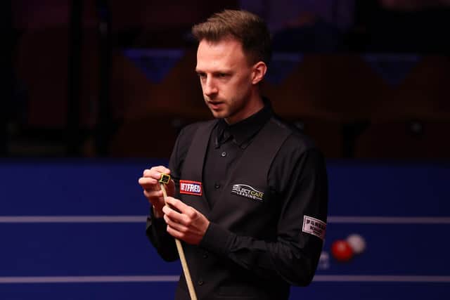 Judd Trump in action at The Crucible (Photo by George Wood/Getty Images)