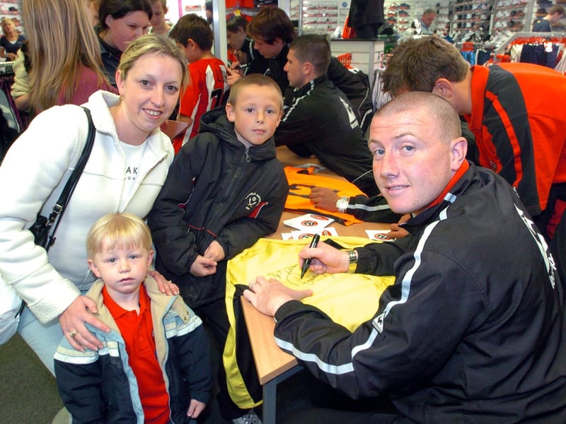 A Blades favourite who still lives locally, Kenny runs his own transport business and was appointed as non-league side Goole Town AFC’s new manager in late 2023
