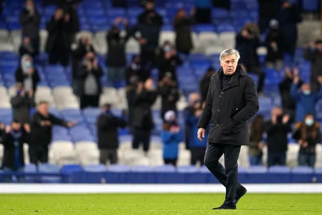Carlo Ancelotti spoke about Sheffield Wednesday today. /AFP via Getty Images)