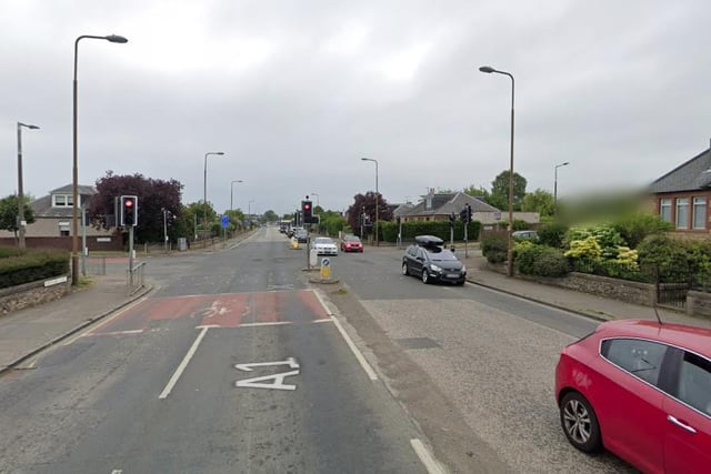 Four way temporary traffic lights at Mountcastle Drive South due to a network upgrade