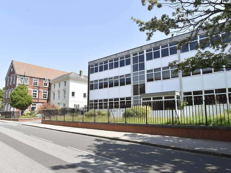 The former independent school closed in the summer of 2022 due to falling student numbers and has been vacant ever since. 
However, planning permission has been granted for 49 one-bed flats, 138 two-bed, 24 three-bed and one four-bed. Initial works are already under way.

Picture: Sarah Standing (050623-4761)