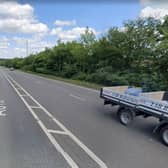 The A616 near Sheffield has been closed in both directions following a crash involving a lorry.