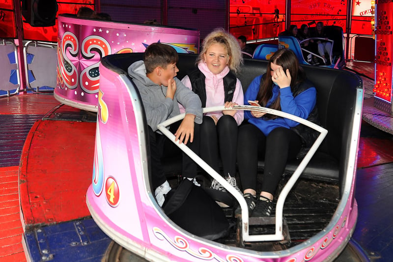 No-one may be shouting 'scream if you wanna go faster' this year but the waltzers remain hugely popular at Burntisland's shows (Pic: Fife Photo Agency)