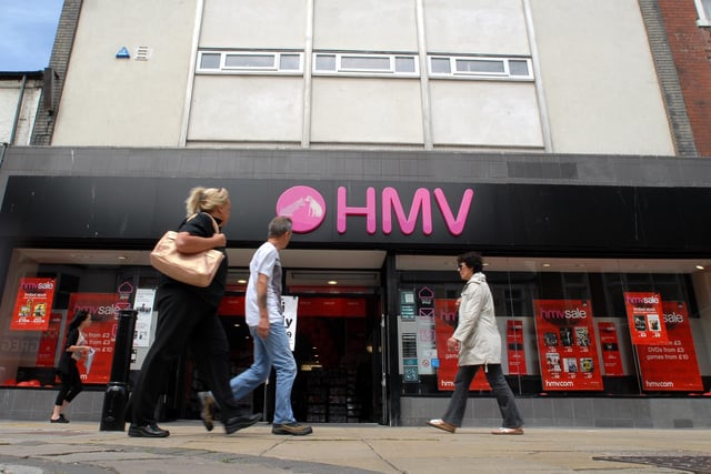 Our photographer caught this view of HMV in 2011.