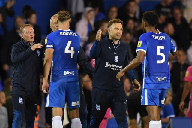 Amid unrest behind the scenes, Birmingham, who many have tipped to be relegated this season, briefly went top of the Championship after a 2-1 win over Huddersfield on Friday night. John Eustace's side have now taken four points from a possible six against two teams which finished in the play-offs last term.