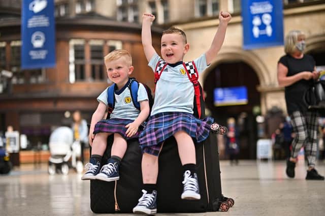 As Scots from all across the country prepare for the biggest national game in 23 years, these young lads cannot begin to comprehend how long the generations before them have waited to see Scotland reunited with England at a major tournament.