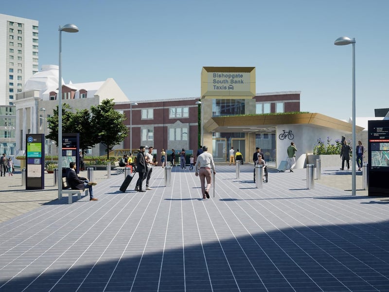 Not due to be fully completed until 2025, the £46.1 million Leeds station redesign work, which aims to significantly improve the station’s main entrance and surrounding area, is underway.