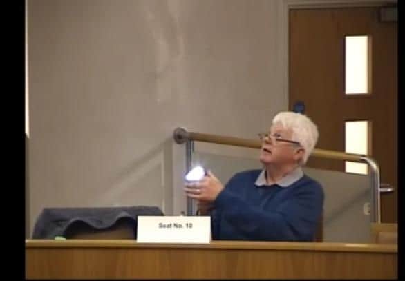 Objector Peter Clarke told the meeting on April 6 that he was concerned about the light from the floodlights, and disputed the lumens figure in the application.