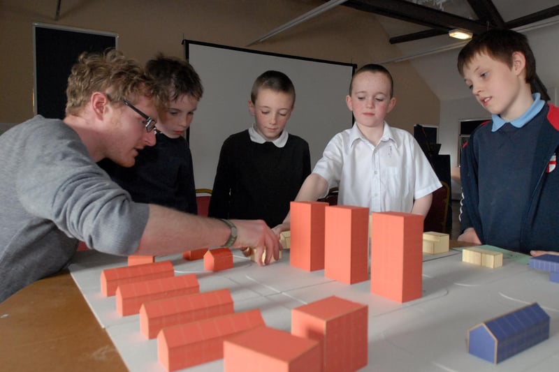 Here's a scene from a 2008 workshop about a regeneration project. Who do you recognise in the picture?
