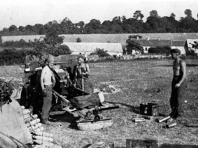 A picture of our boys in Normandy 1944 sent in to the Chad