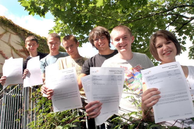 Dronfield's Henry Fanshaw A Level pupils Andrew Lacey, Sean Ledger, thomas rex, Daryl Skinner, Matthew Stoppard and Lydia Green.