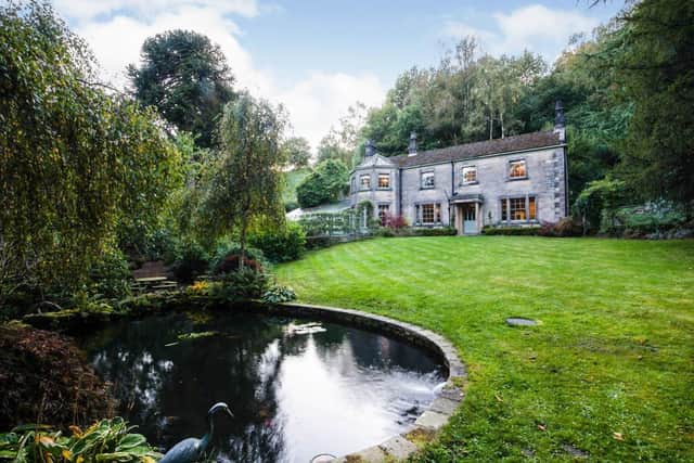 Lumsdale House at Upper Lumsdale, near Matlock is on the market for £1,350,000.