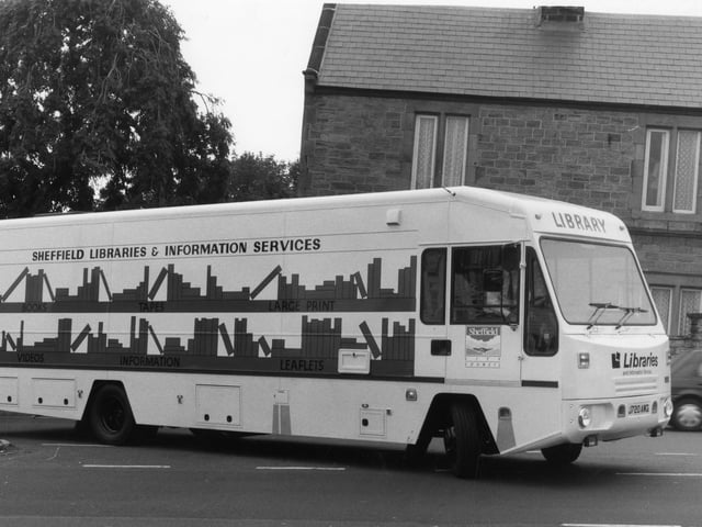 Mobile Library vehicle, October 1992.