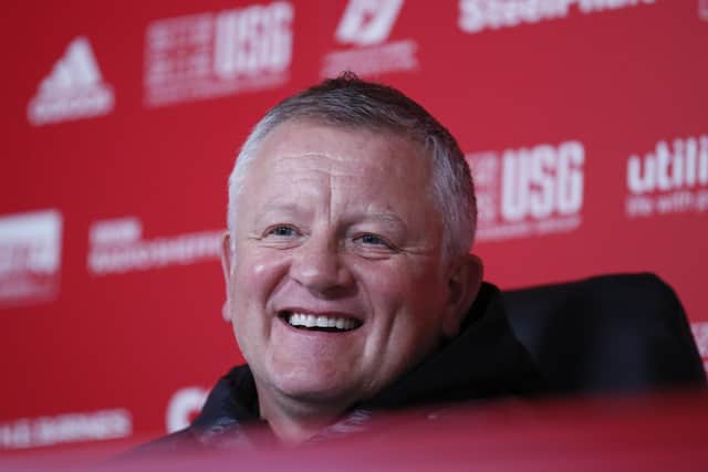 Sheffield United manager Chris Wilder. Photo: Simon Bellis/Sportimage