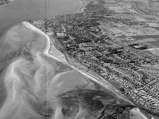 Aerial views of Broughty Ferry and Monifeith
