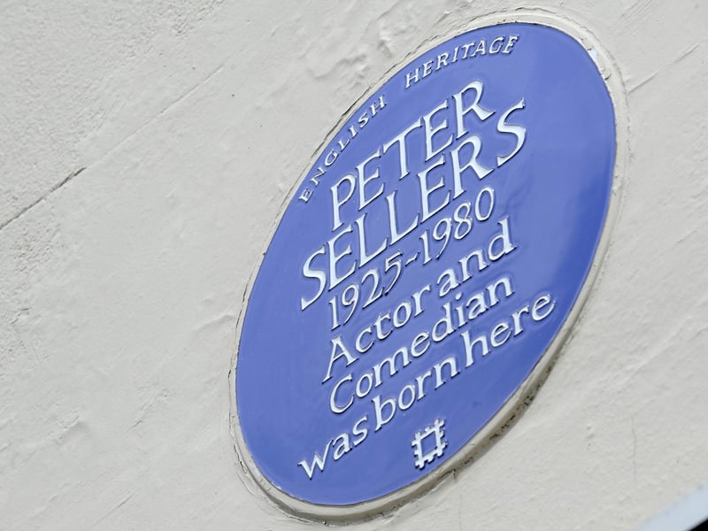A plaque for the actor and comedian Peter Sellers can be found outside the house where he was born at 96 Castle Road, Southsea.
Picture: Ian Hargreaves (141665-5)