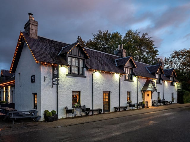 Warm your boots by the fire and unwind in the heart of Deeside at The Boat Inn, where food and drink can be enjoyed by the riverside.
