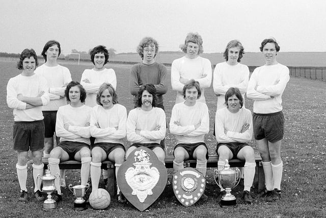 This 1972 picture of Oakham United FC is a blast from the past. The team folded in 1996.